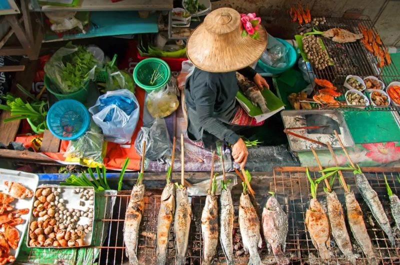 Chợ nổi Taling Chan - Điểm đến thú vị khi du lịch Thái Lan