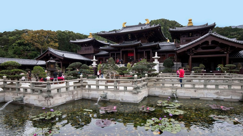 Thiền viện Chí Liên là một trong những ngôi chùa đẹp nhất tại Hồng Kông